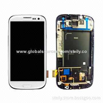 LCD with Touchscreen Digitizer Assembly, Ideal for Samsung Galaxy S3 i9300, White Color